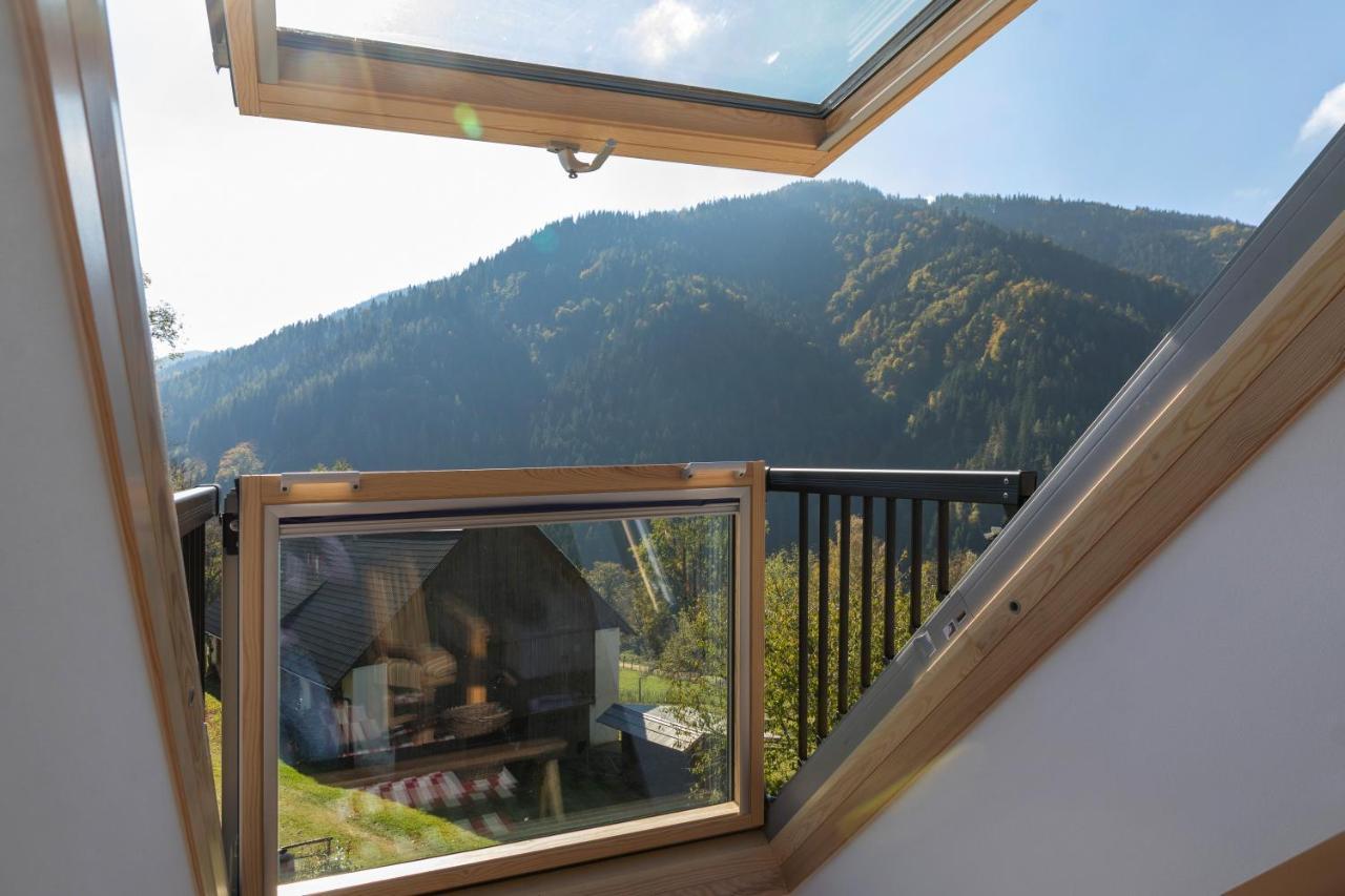 Charmante Gaestewohnung In Altem Bauernhaus In Alpiner Alleinlage Stanz Im Murztal Bagian luar foto