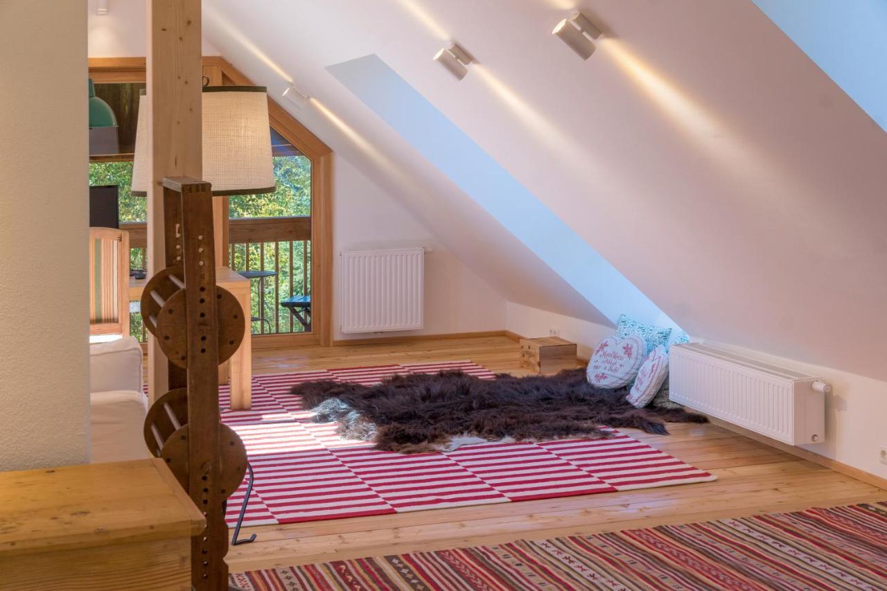 Charmante Gaestewohnung In Altem Bauernhaus In Alpiner Alleinlage Stanz Im Murztal Bagian luar foto